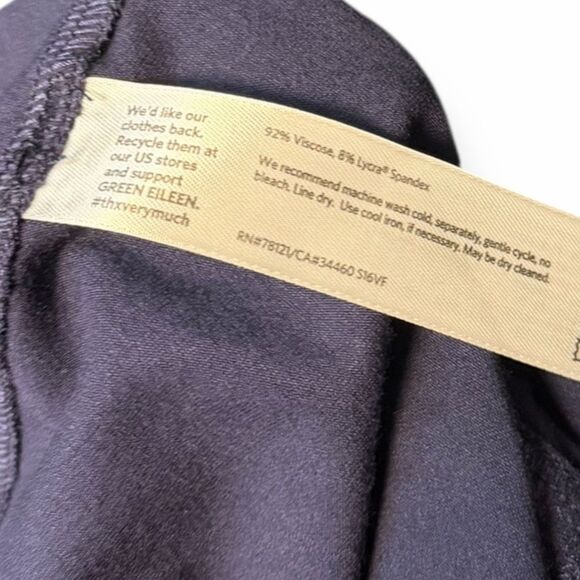 EILEEN FISHER Women’s Blue Sleeveless V-Neck A-Line Tank Dress Size Large - Picture 5 of 6